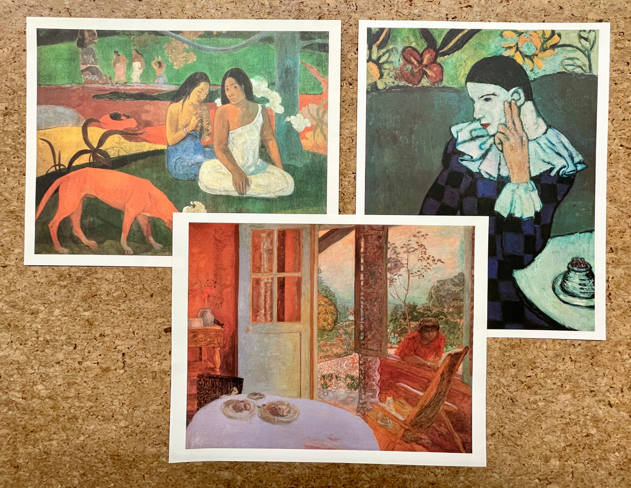 AUTORI VARI (ARTE MODERNA) - Lotto unico composto da 8 riproduzioni (Modigliani, Renoir, Klee, Bonnardi, Picasso, Gauguin, Klimt e Matisse)