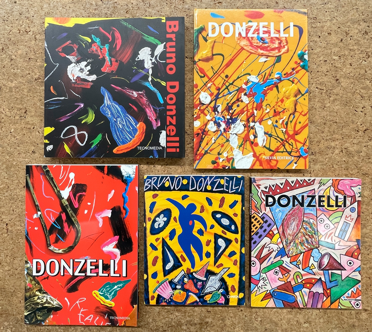 BRUNO DONZELLI - Lotto unico di 4 cataloghi