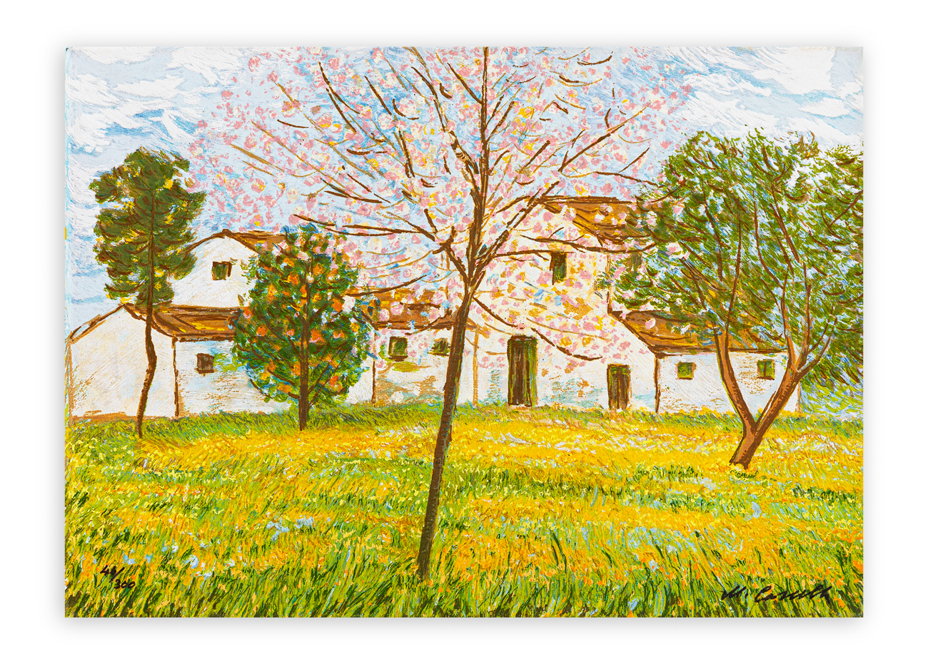 MICHELE CASCELLA (1892-1989) - Primavera Abruzzese, 1984