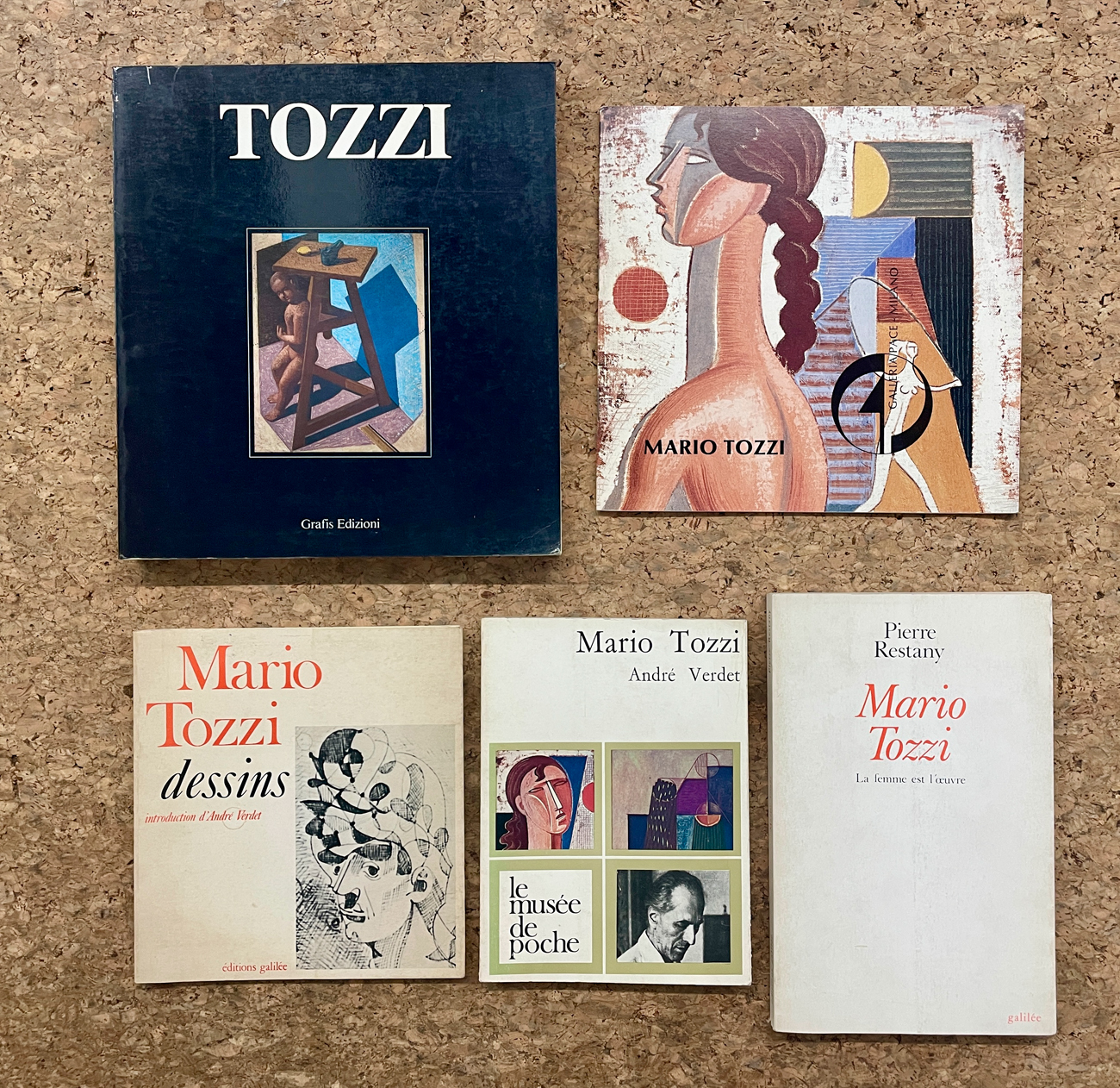 MARIO TOZZI - Lotto unico di 5 cataloghi