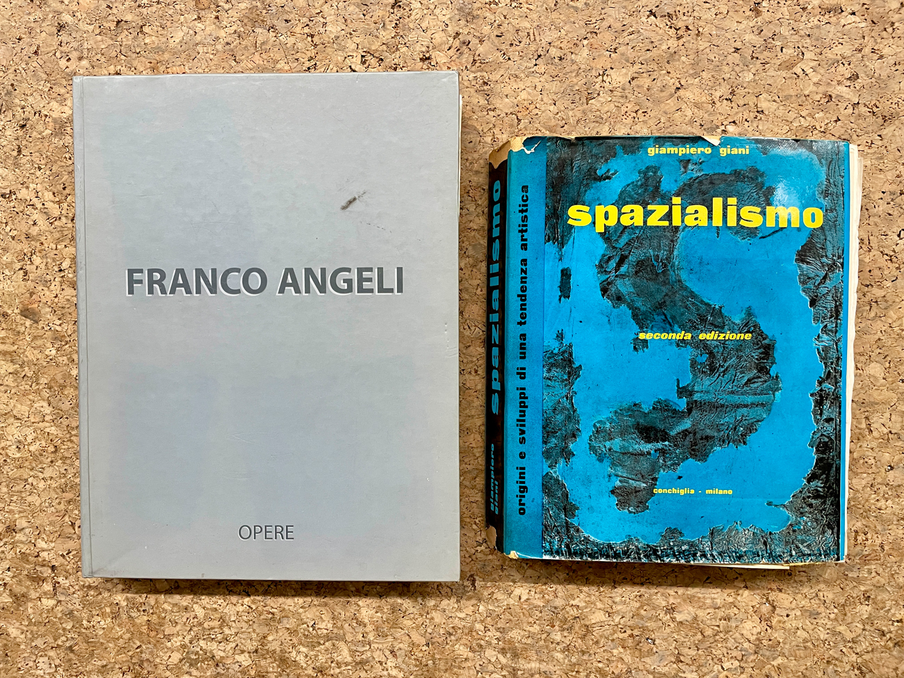 EDIZIONI RARE (SPAZIALISMO E FRANCO ANGELI) - Lotto unico di 2 cataloghi