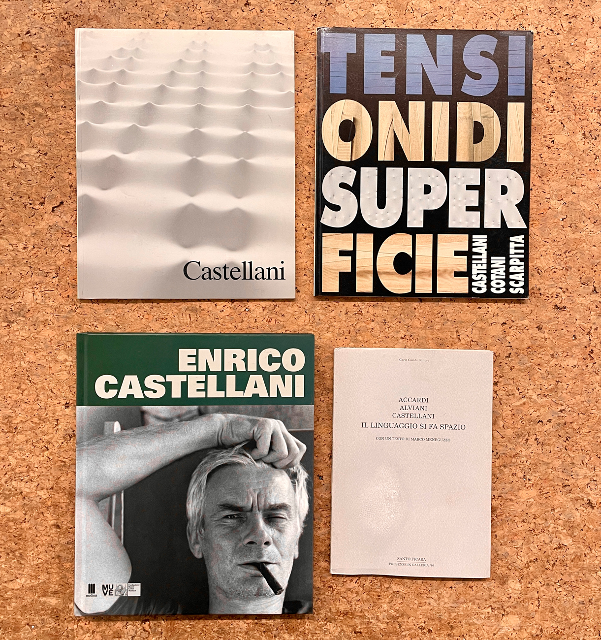 ENRICO CASTELLANI - Lotto unico di 4 cataloghi