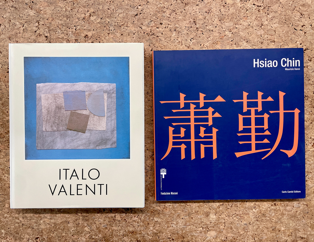 HSIAO CHIN E ITALO VALENTI - Lotto unico di 2 cataloghi