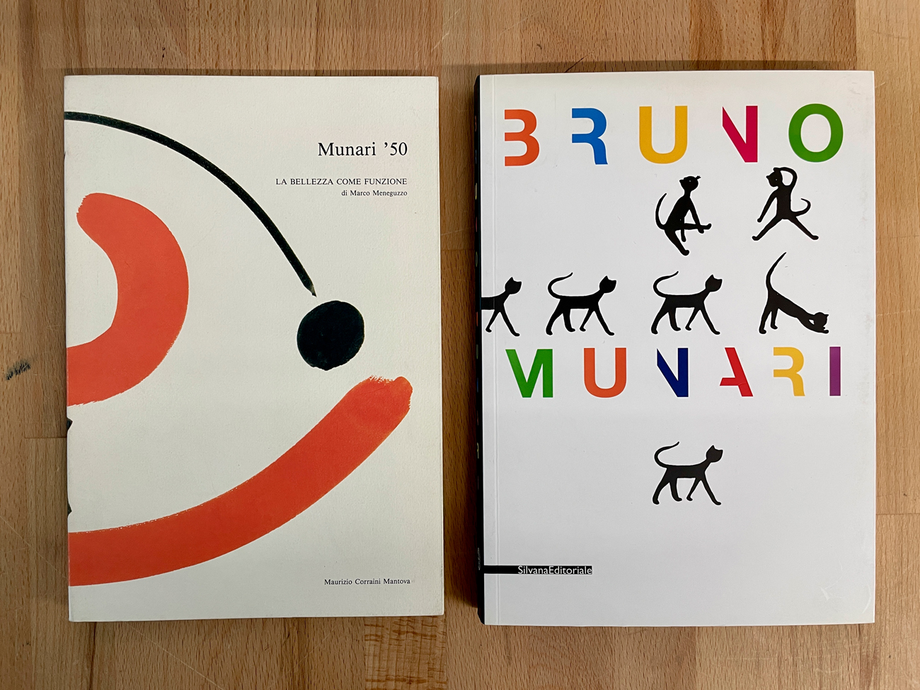 BRUNO MUNARI - Lotto unico di 2 cataloghi