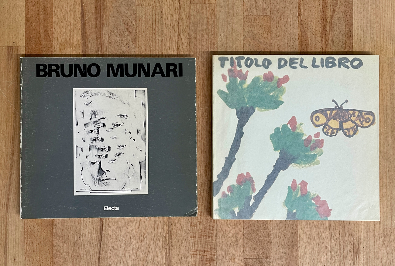 BRUNO MUNARI - Lotto unico di 2 cataloghi