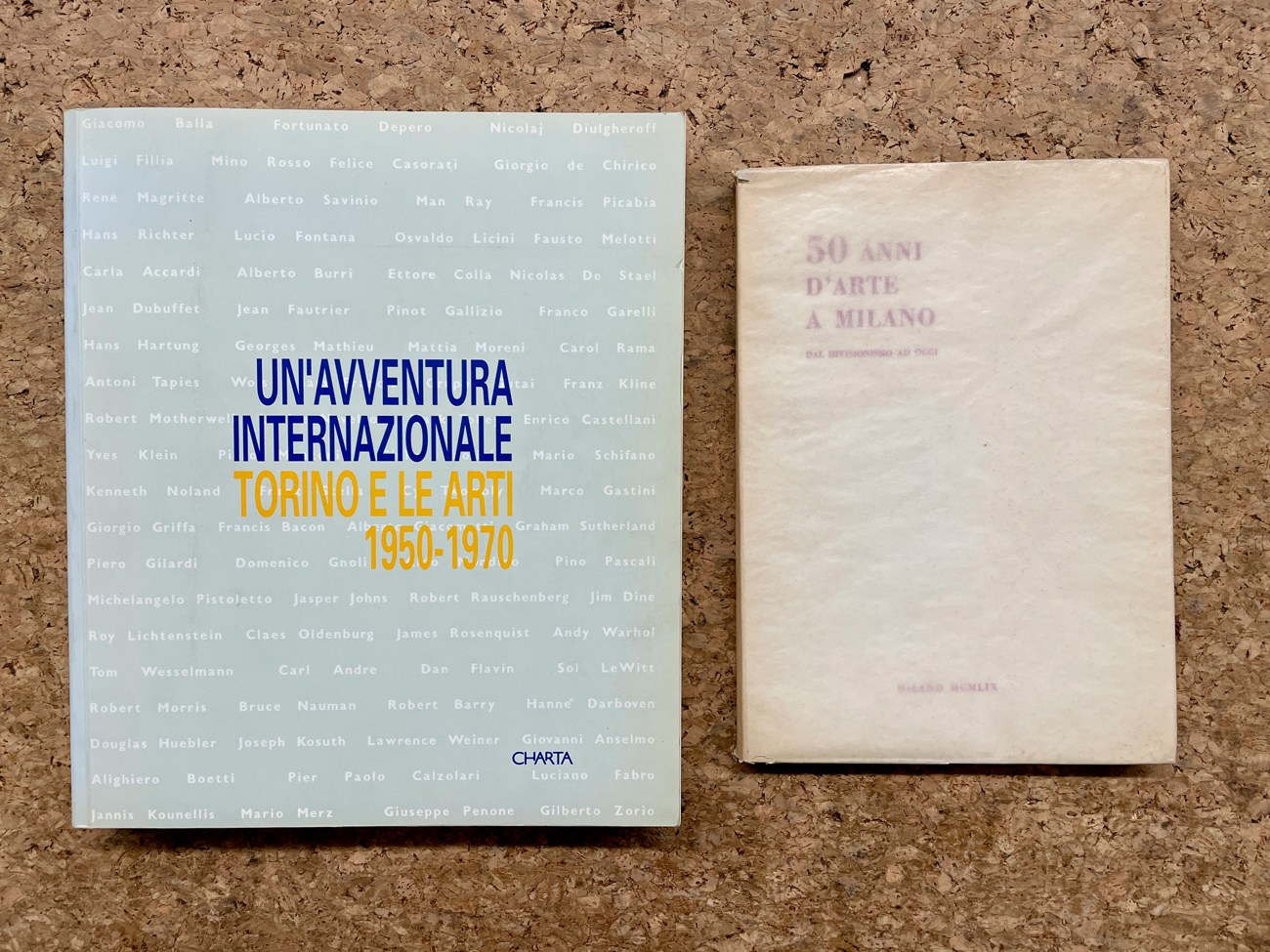 ARTE DEL XX SECOLO A MILANO E TORINO - Lotto unico di 2 cataloghi