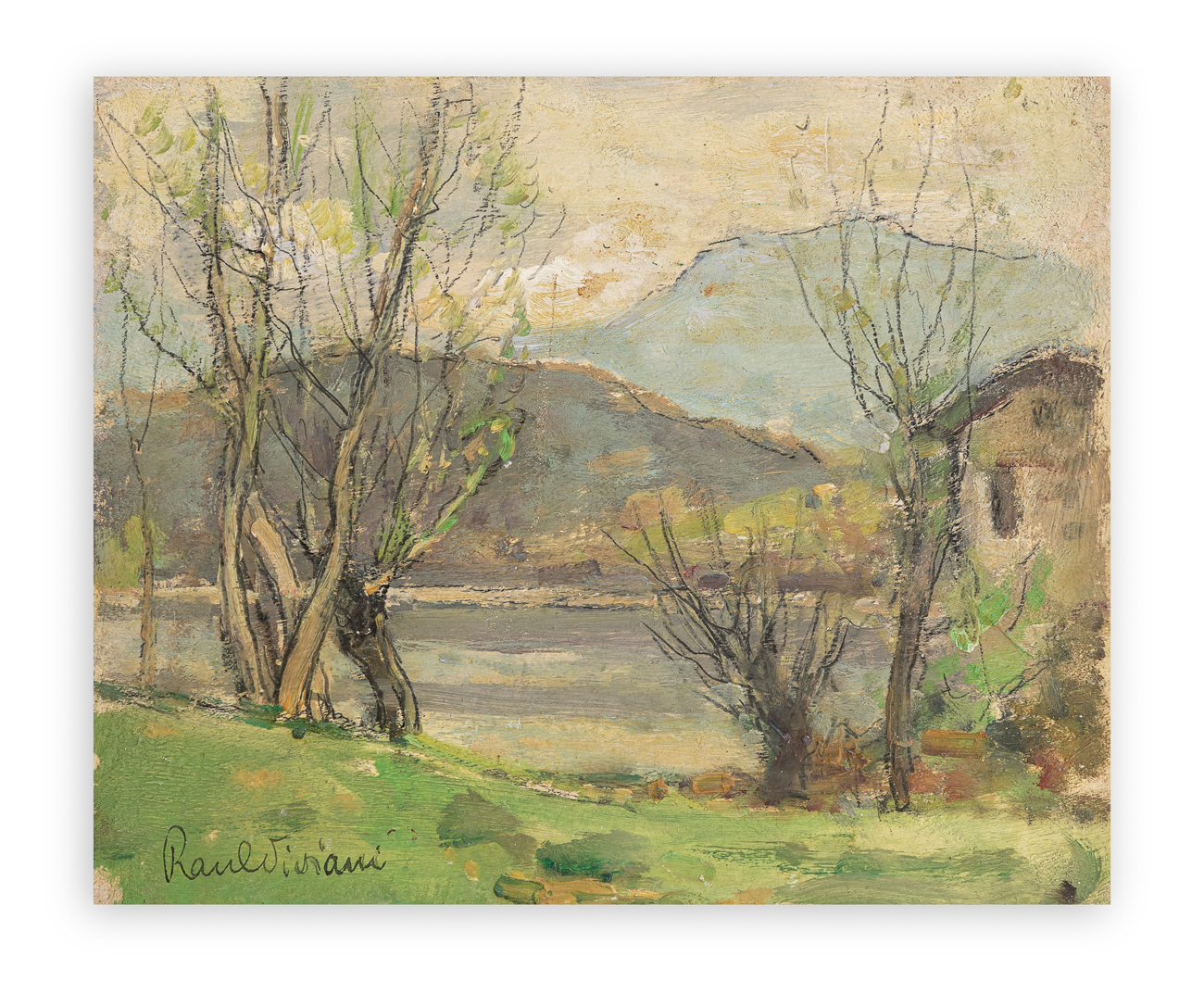 RAOUL VIVIANI (1883-1965) - Lago di Lecco (Colico)