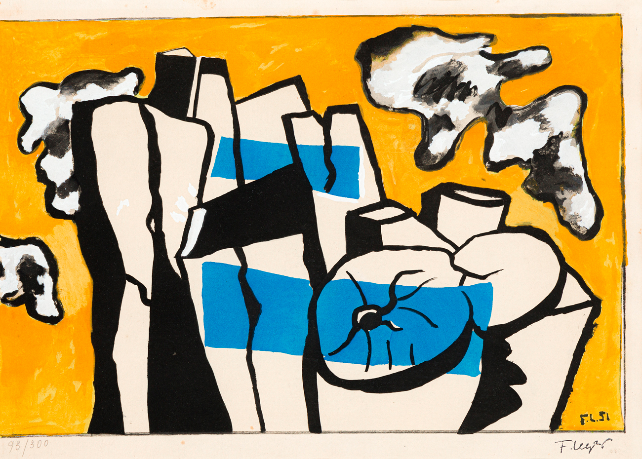 FERNAND LÉGER (1881-1955) - Les buches, 1959