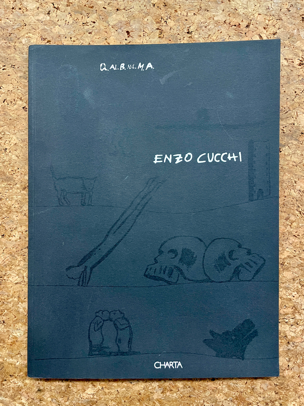 CATALOGHI AUTOGRAFATI (ENZO CUCCHI) - Enzo Cucchi. Quadri al buio sul mar Adriatico, 2001