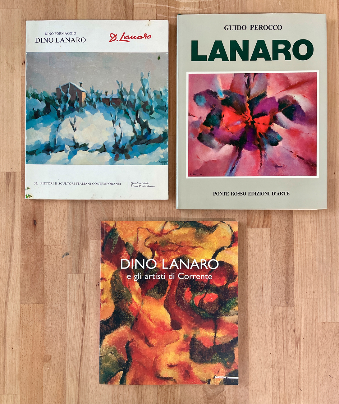 DINO LANARO - Lotto unico di 3 cataloghi