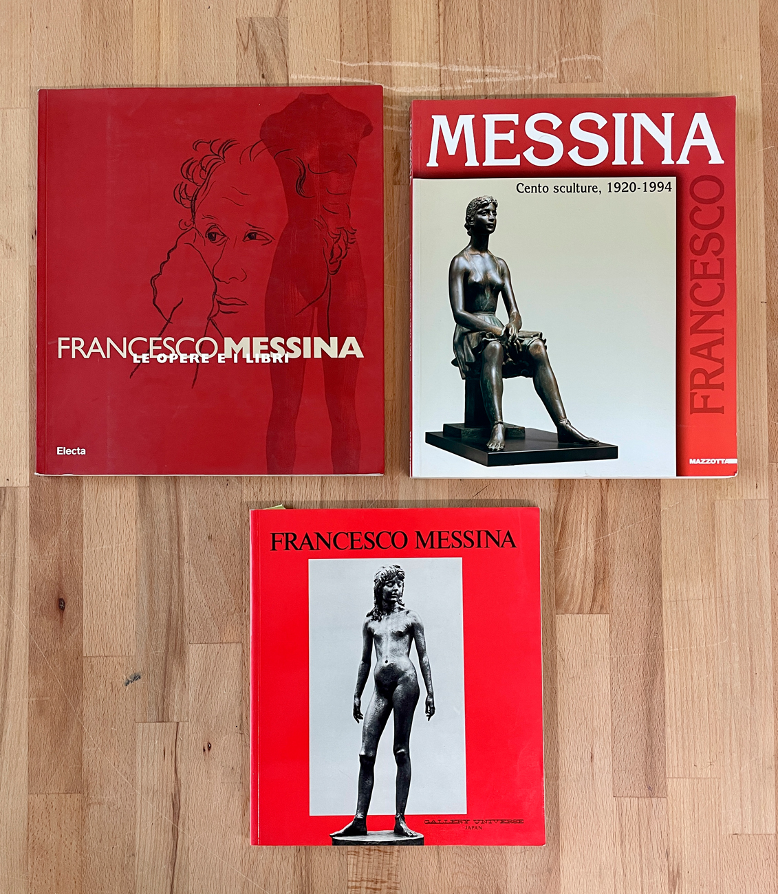 FRANCESCO MESSINA - Lotto unico di 3 cataloghi