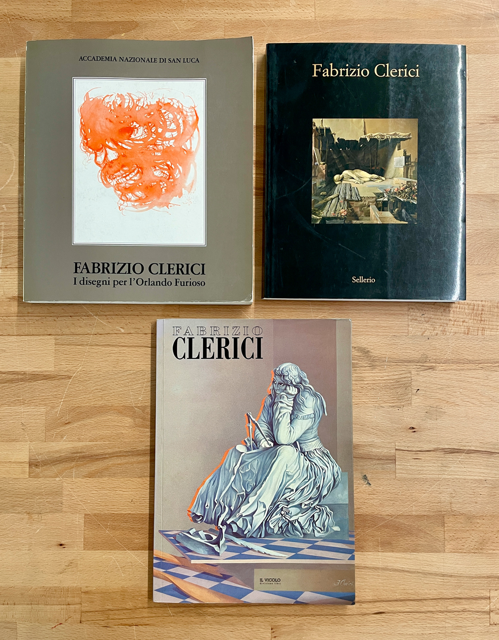 FABRIZIO CLERICI - Lotto unico di 3 cataloghi