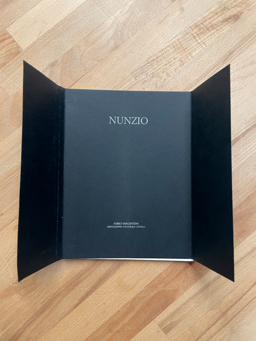 CATALOGHI AUTOGRAFATI (NUNZIO) - Nunzio. Sculture recenti, 1988