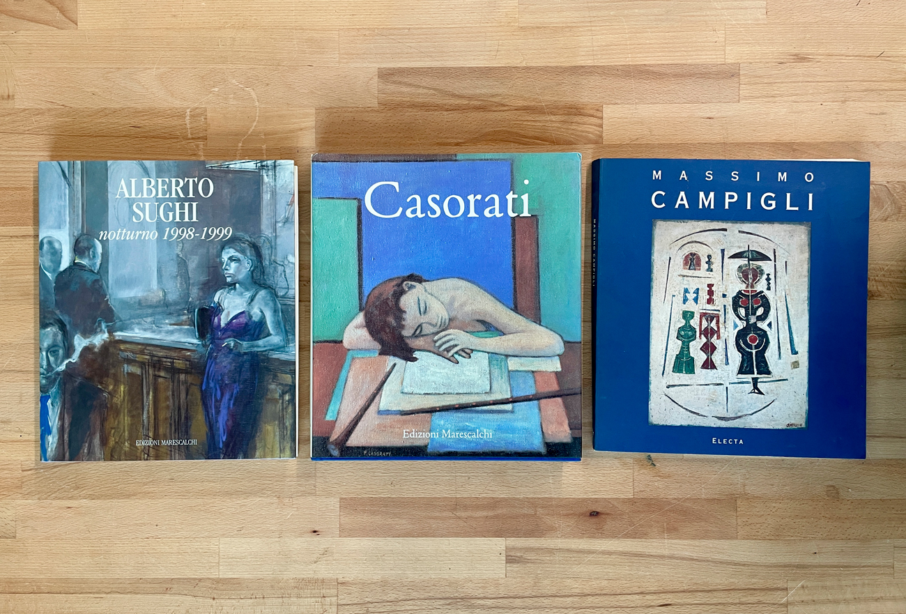 ALBERTO SUGHI, FELICE CASORATI E MASSIMO CAMPIGLI - Lotto unico di 3 cataloghi