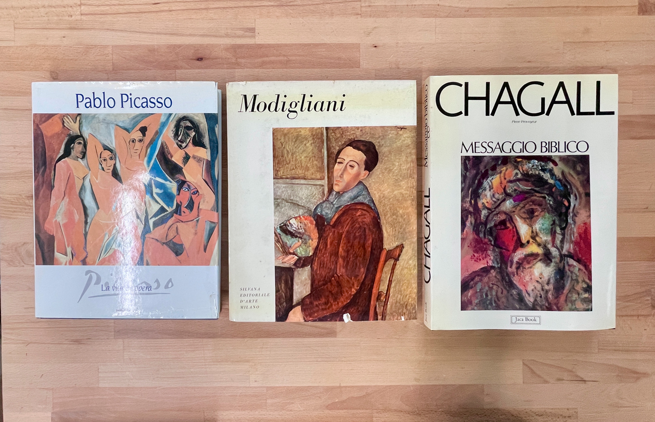 GRANDI MAESTRI (CHAGALL, PICASSO E MODIGLIANI) - Lotto unico di 3 cataloghi