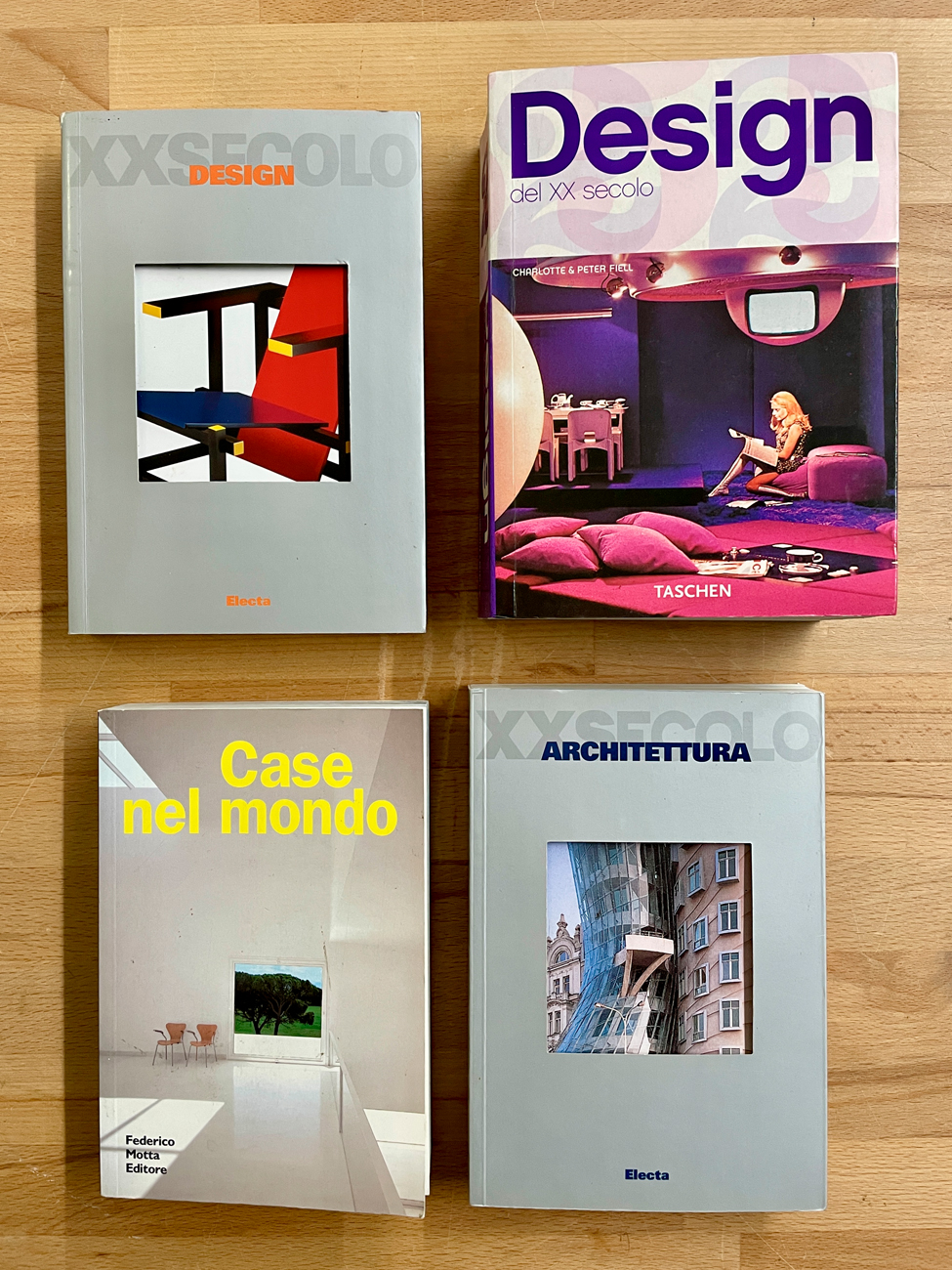 ARCHITETTURA E DESIGN - Lotto unico di 4 cataloghi