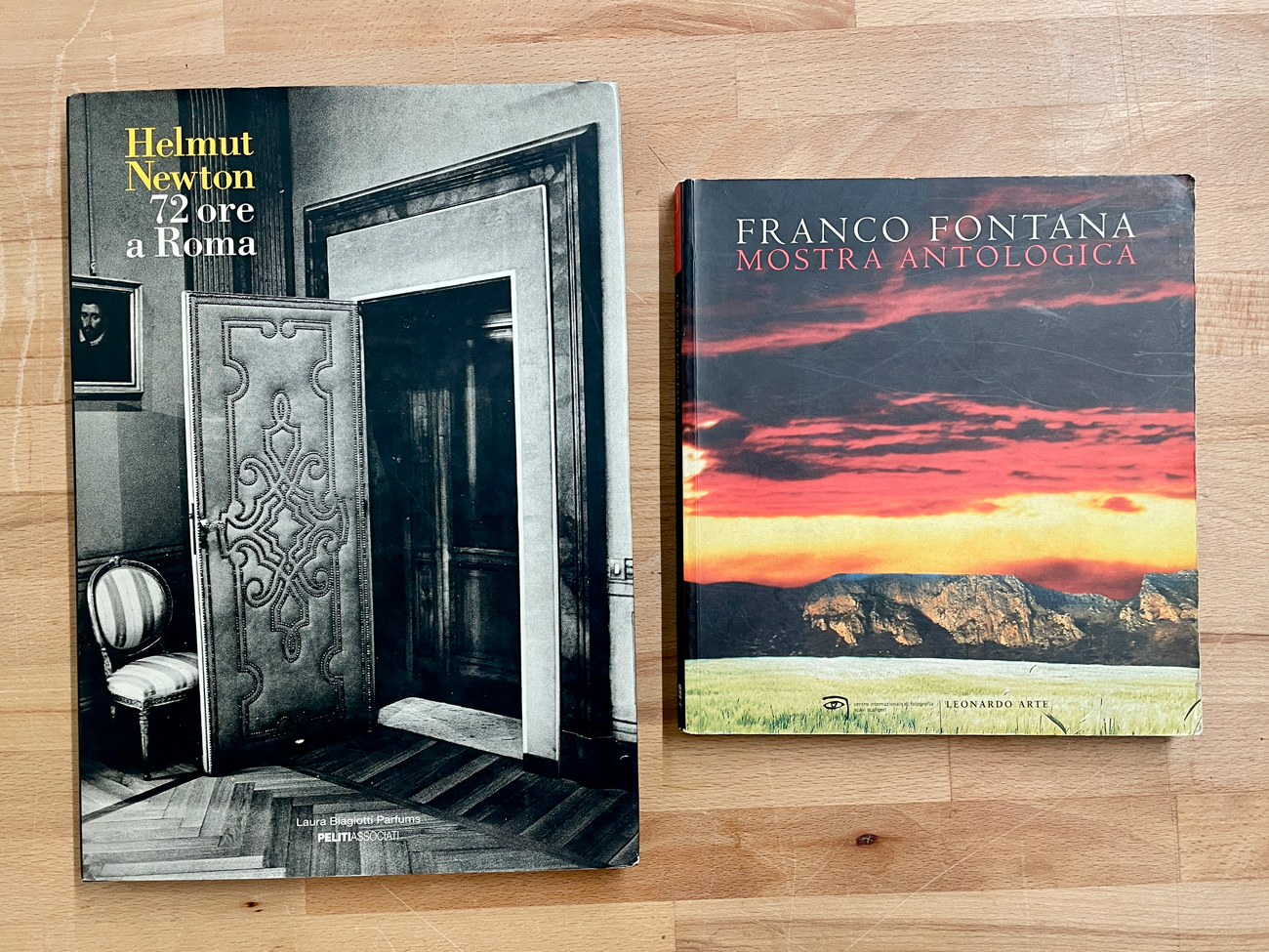 FRANCO FONTANA E HELMUT NEWTON - Lotto unico di 2 cataloghi