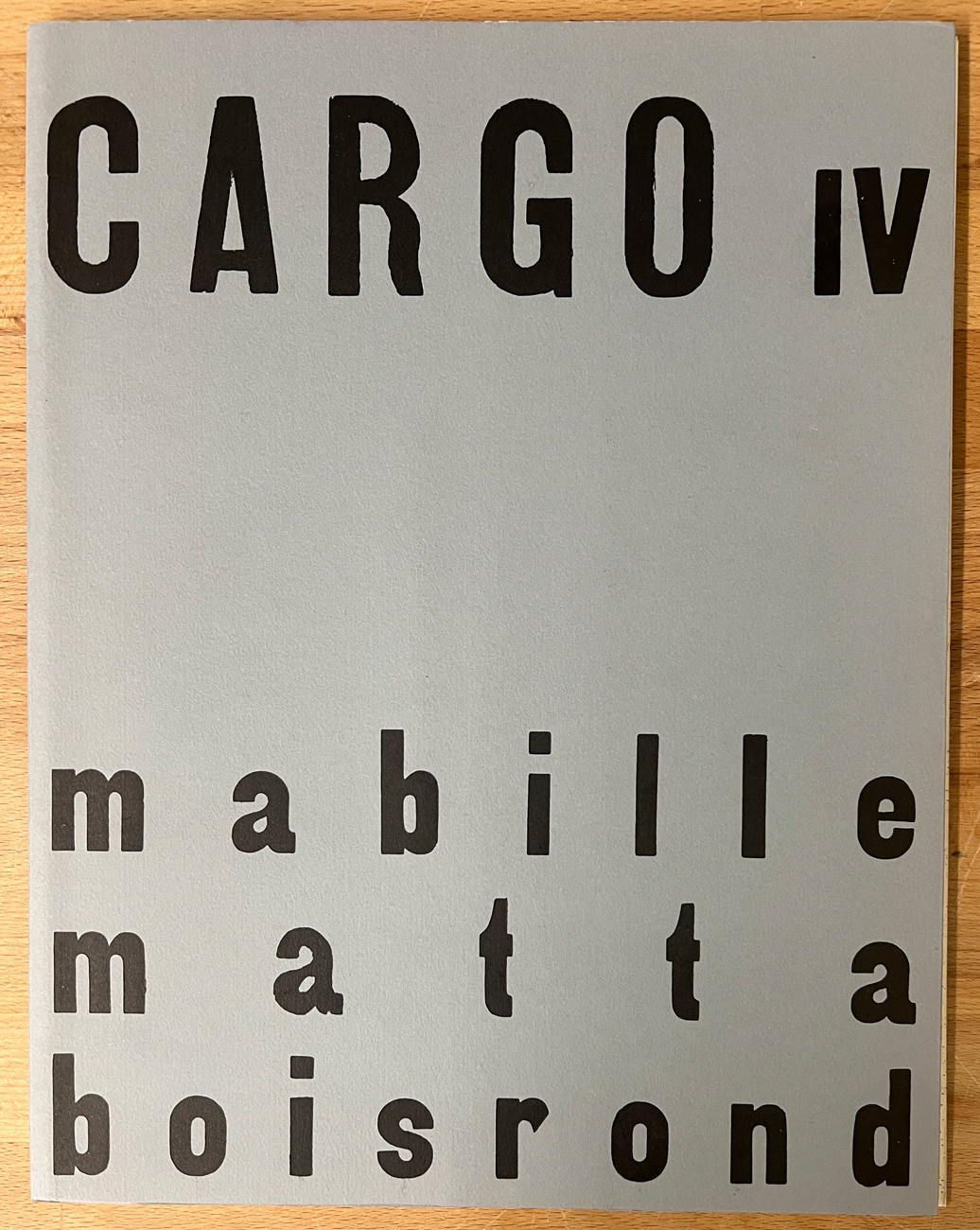 EDIZIONI D'ARTE (CARGO IV) - Cargo IV, 1984