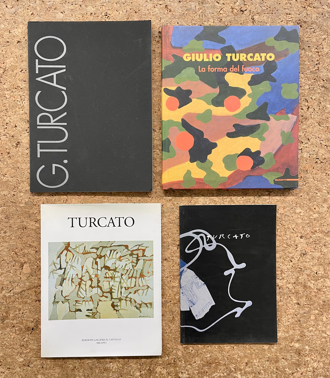 GIULIO TURCATO - Lotto unico di 4 cataloghi