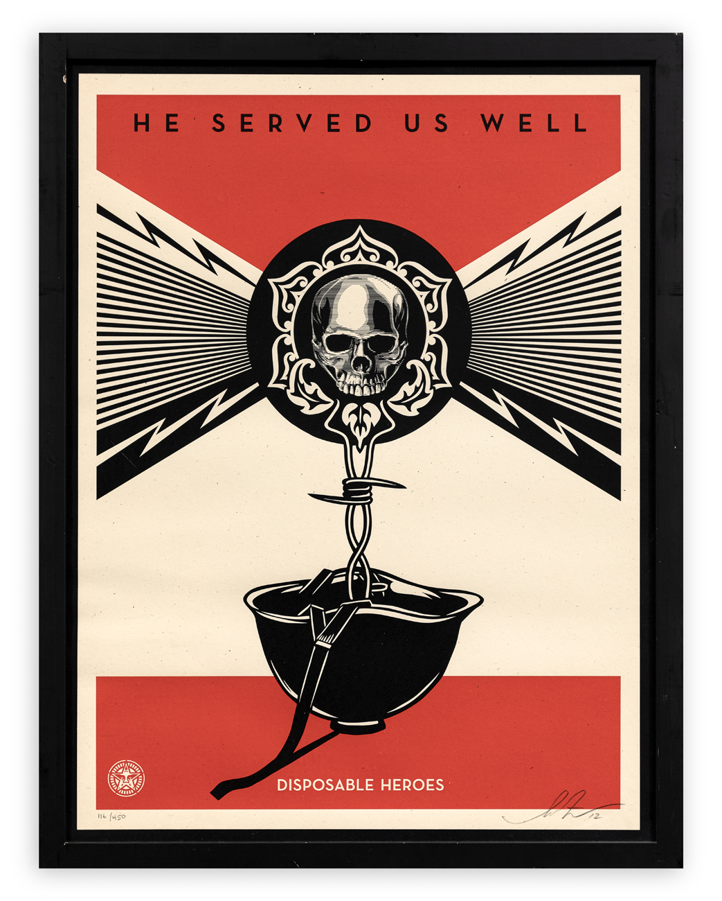 SHEPARD FAIREY (1970) - Senza Titolo,2012