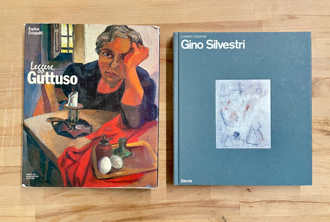 RENATO GUTTUSO E GINO SILVESTRI - Lotto unico di 2 cataloghi