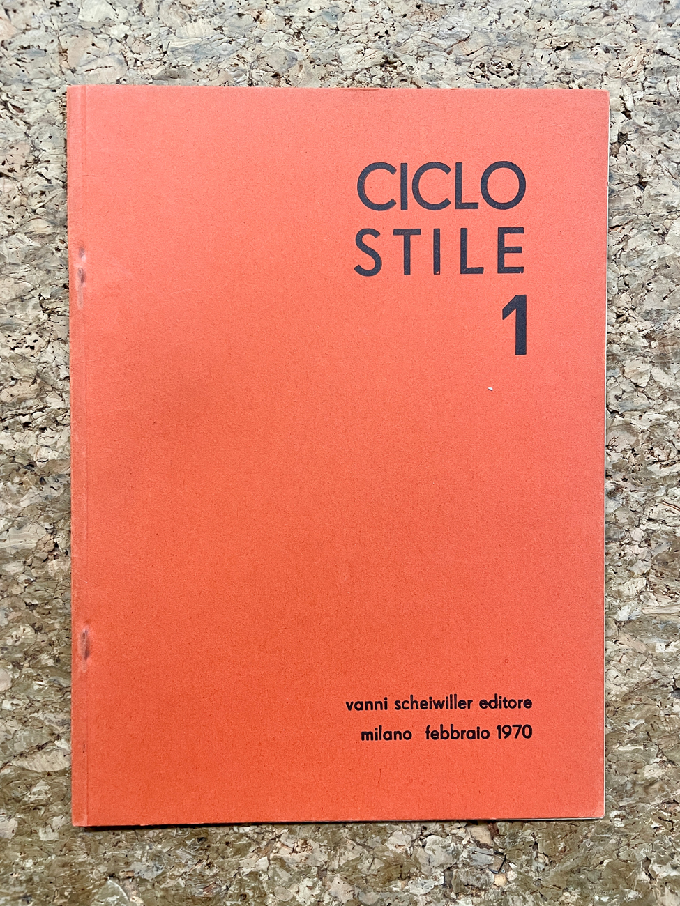 EDIZIONI RARE (VINCENZO AGNETTI) - Ciclo Stile 1, 1970