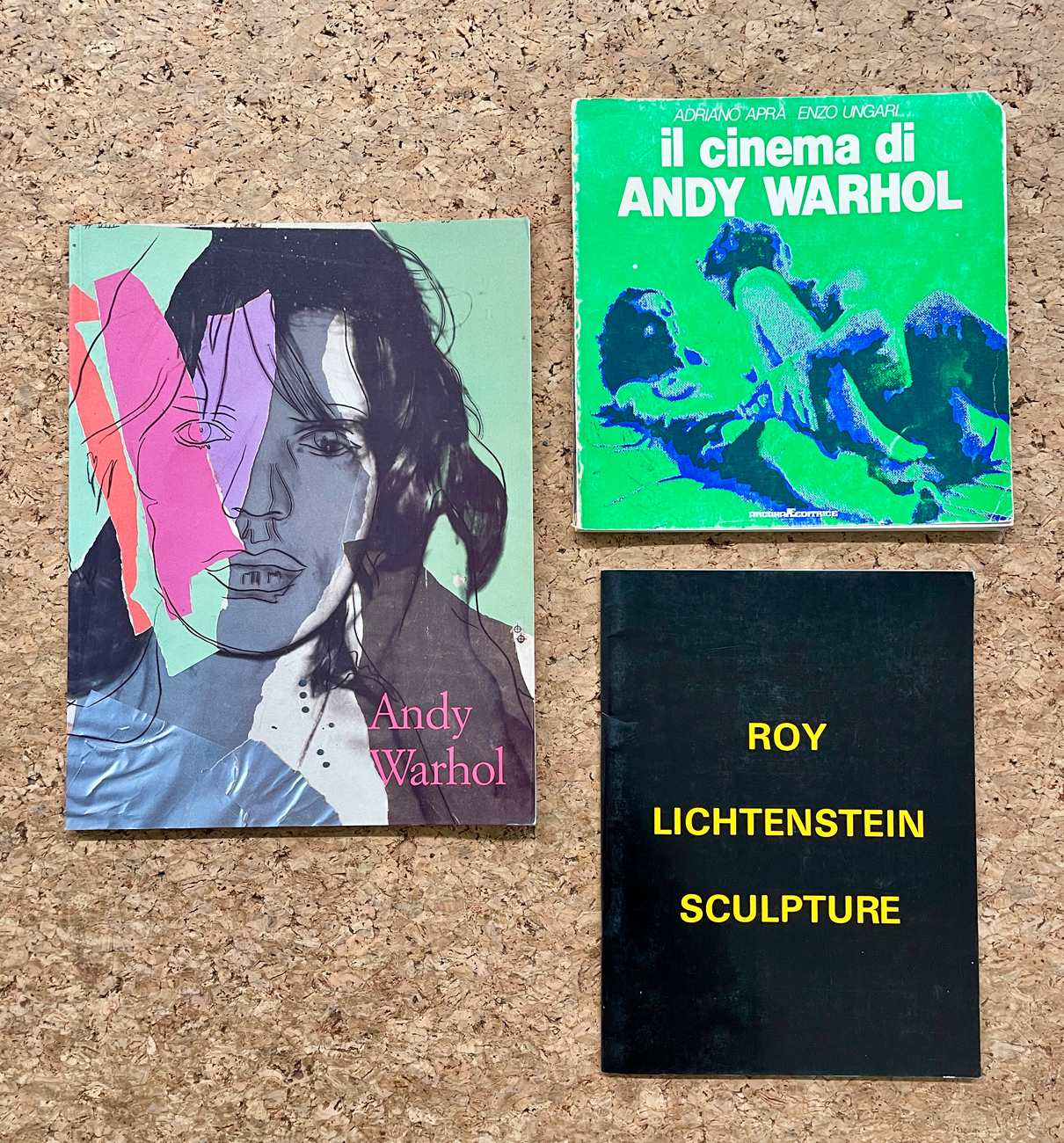 ANDY WARHOL E ROY LICHTENSTEIN - Lotto unico di 3 cataloghi: