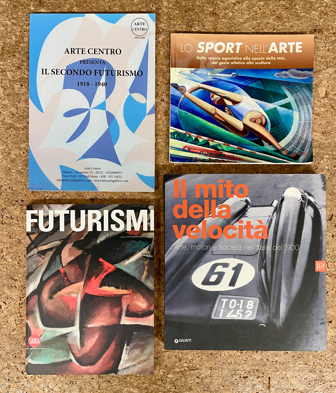 ARTE FUTURISTA - Lotto unico di 4 cataloghi