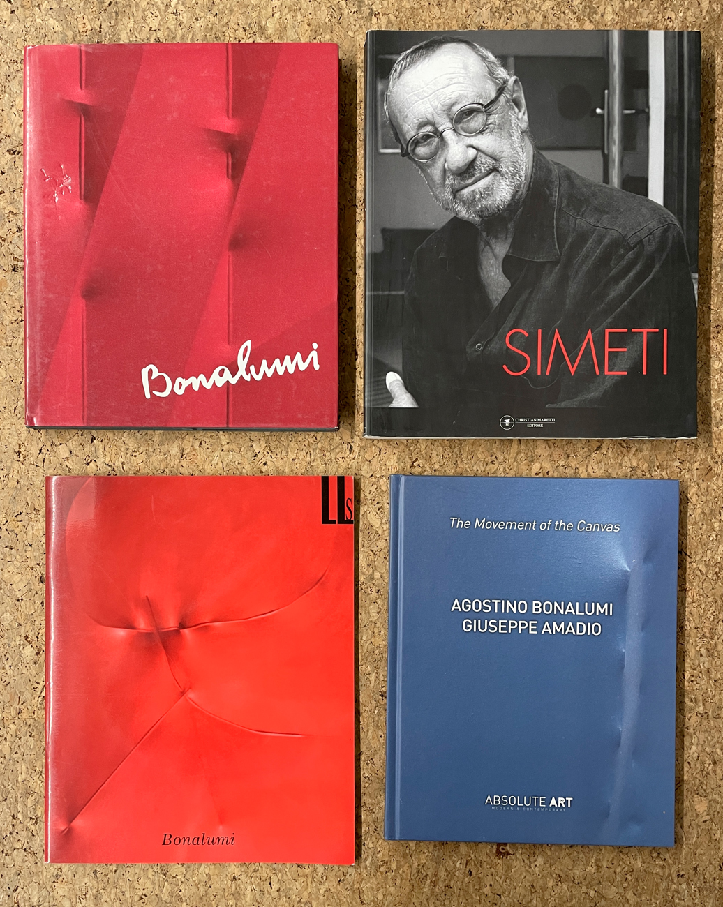 AGOSTINO BONALUMI, GIUSEPPE AMADIO E TURI SIMETI - Lotto unico di 4 cataloghi