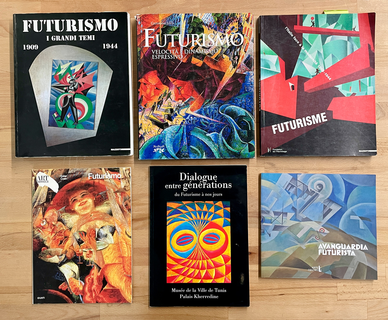 MOVIMENTO FUTURISTA - Lotto unico di 6 cataloghi