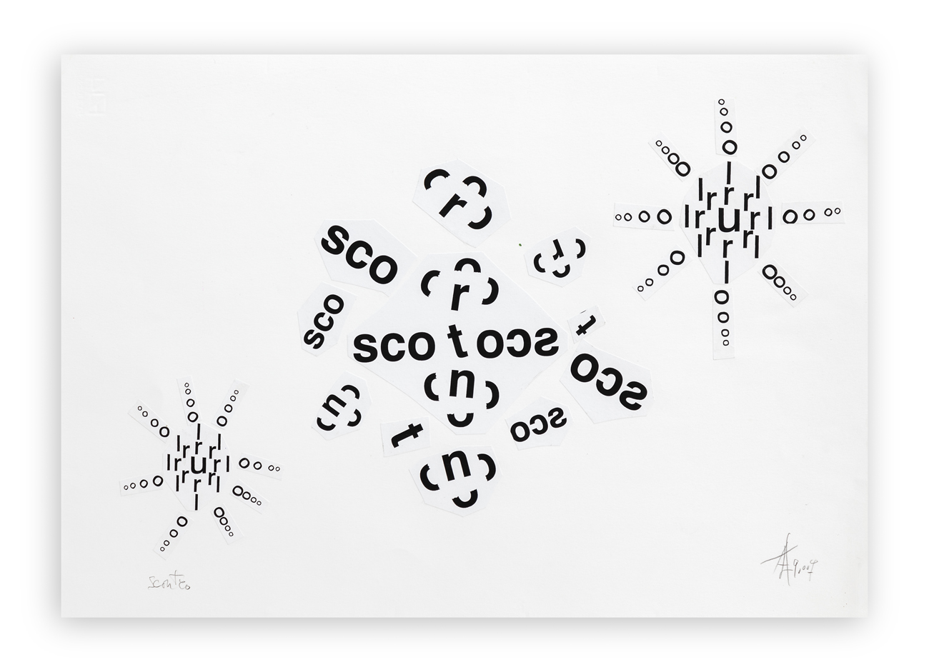 ARRIGO LORA-TOTINO (1928-2016) - Scontro, 2007