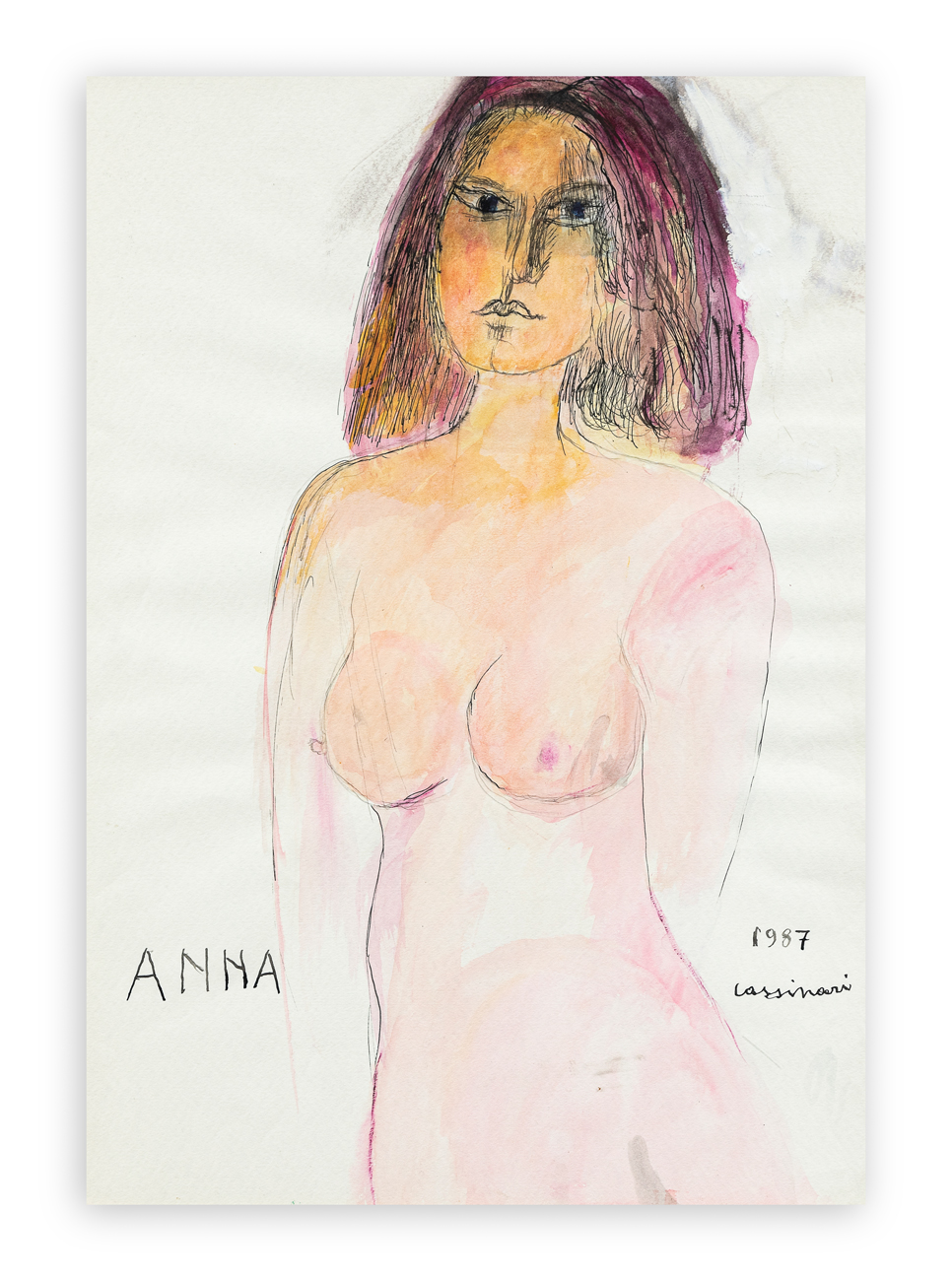 BRUNO CASSINARI (1912-1992) - Anna, 1987