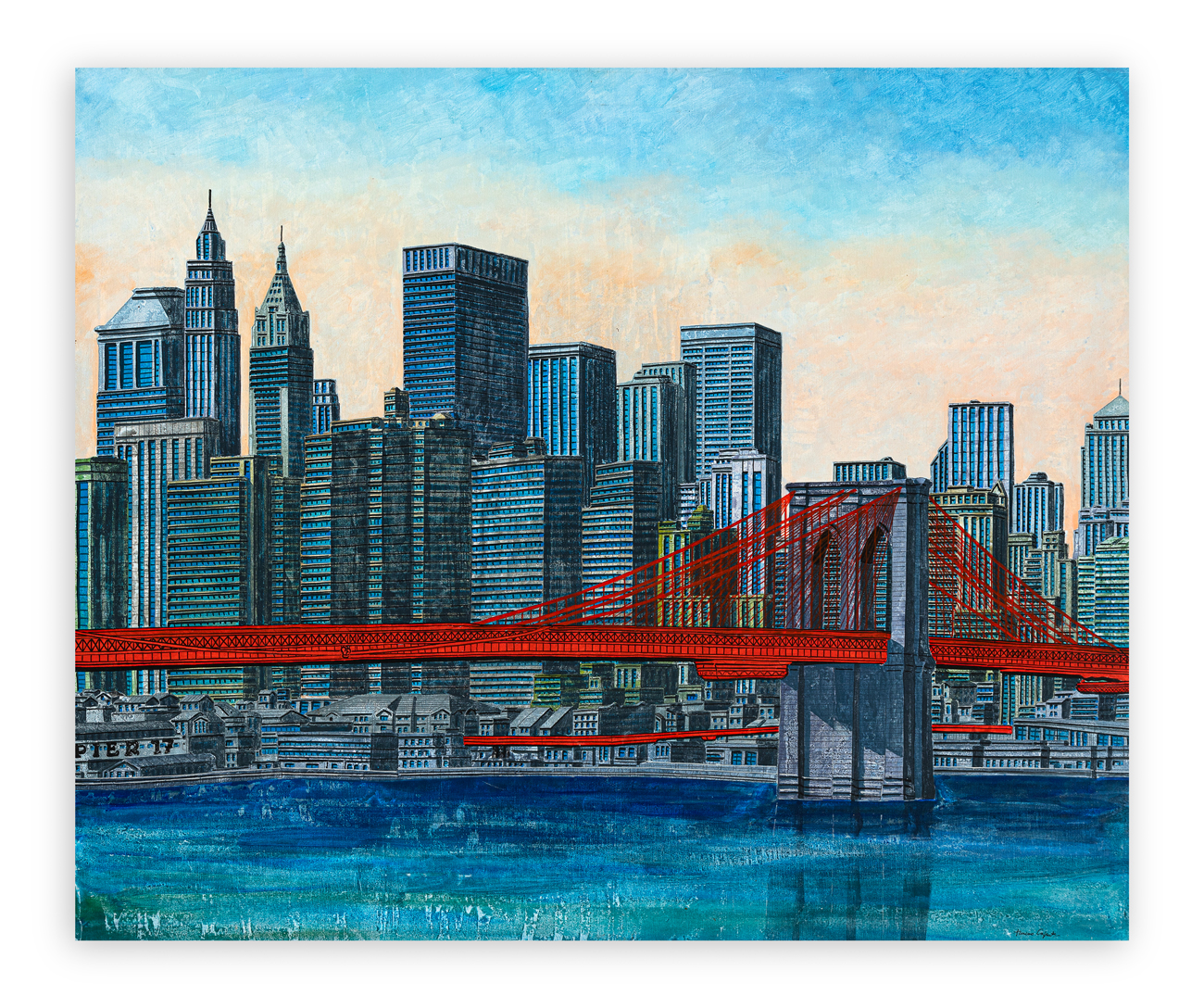 TONINO CAPUTO (1933-2021) - Brooklyn Bridge (La traversata dei spogni)