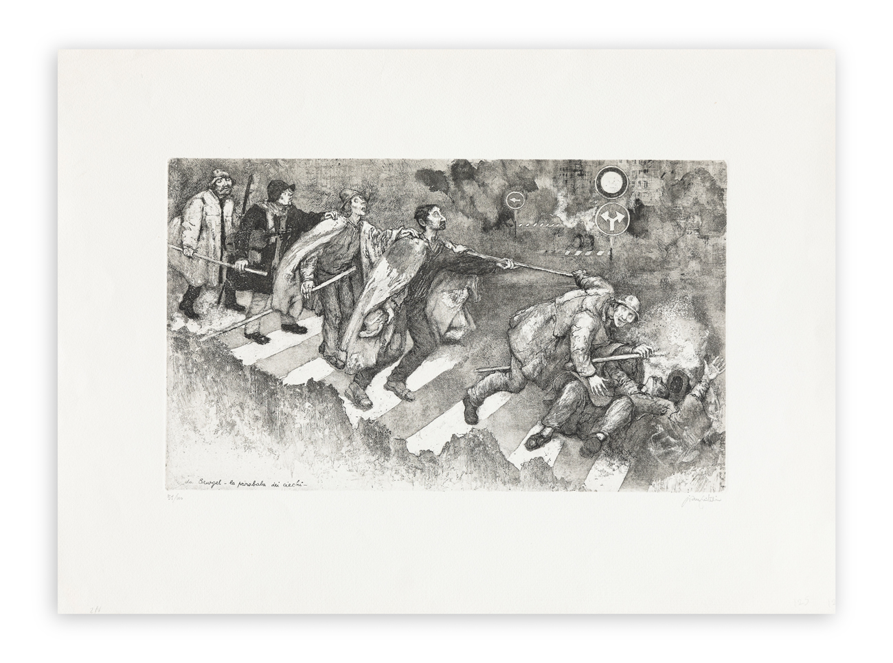 GIANCARLO VITALI (1929-2018) - A Bruegel, 1985
