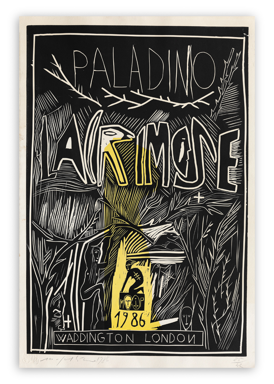 MIMMO PALADINO (1948) - Lacrimose, 1986