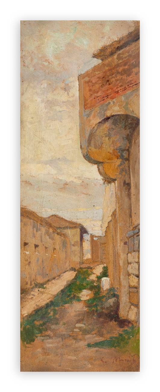 GUGLIELMO MICHELI (1866-1926) - La porta chiusa
