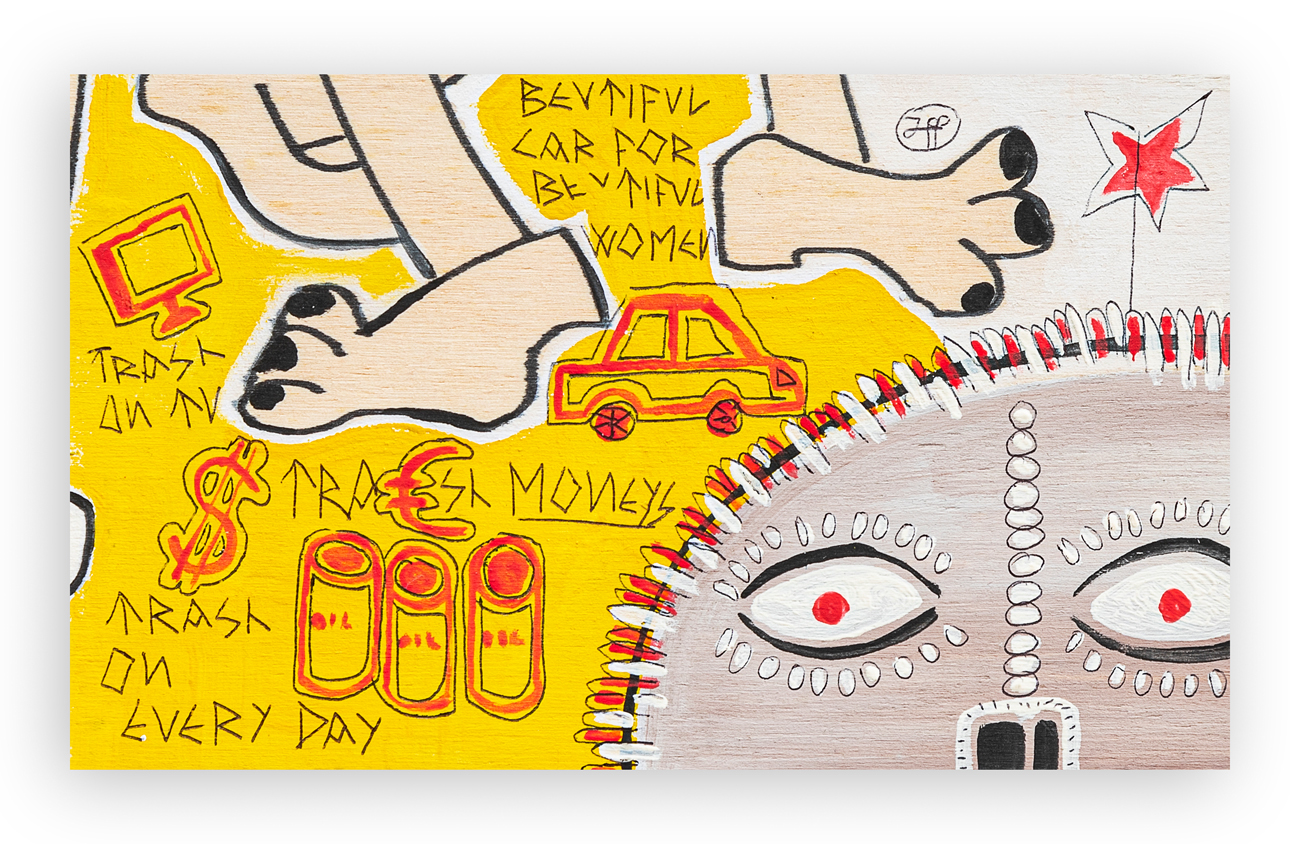 FILIPPO BIAGIOLI (1975) - I piedi sul mondo, 2019