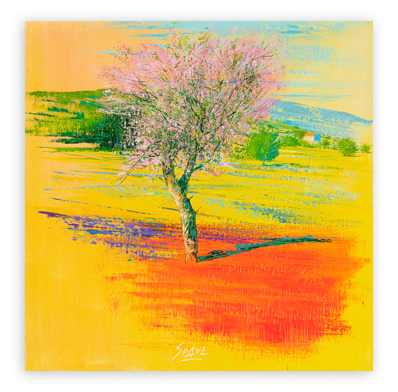 MARIO SOAVE (1955) - Albero in fiore