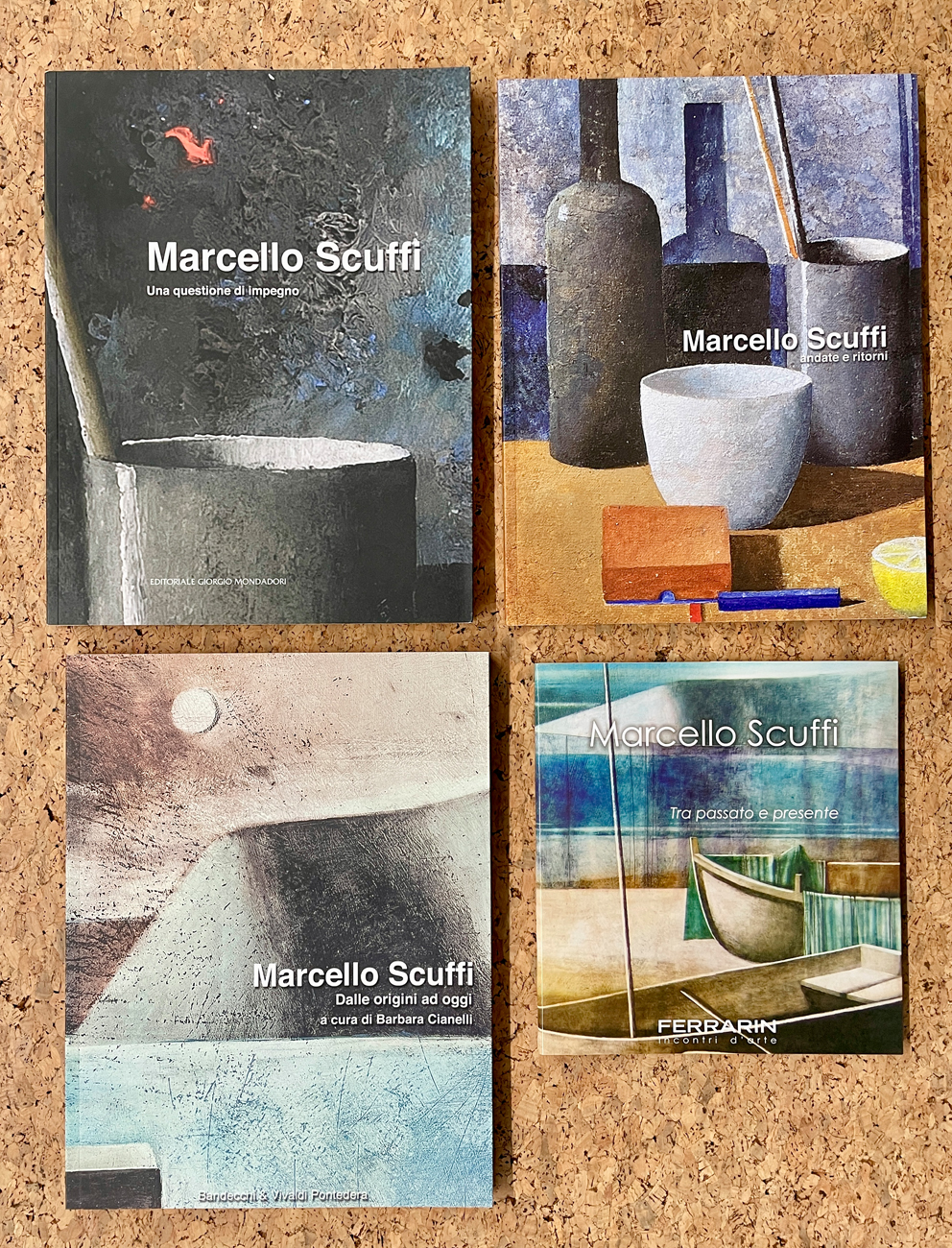 MARCELLO SCUFFI - Lotto unico di 4 cataloghi