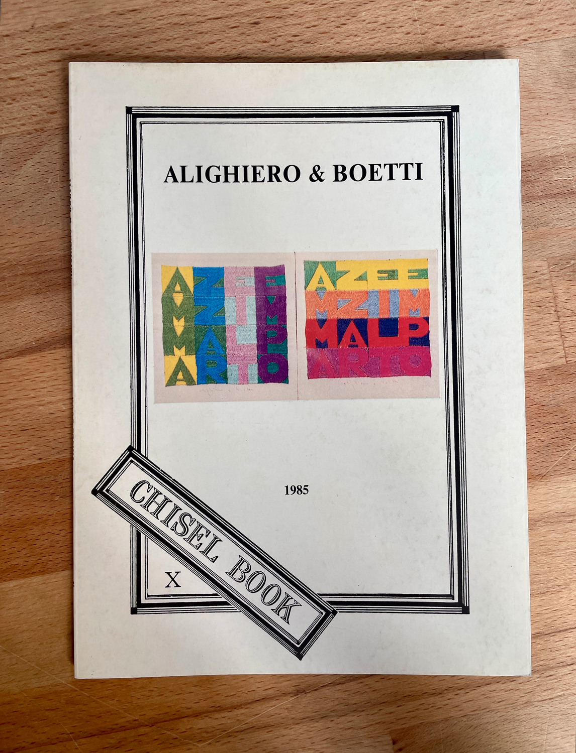 ALIGHIERO BOETTI - Alighiero & Boetti, 1985