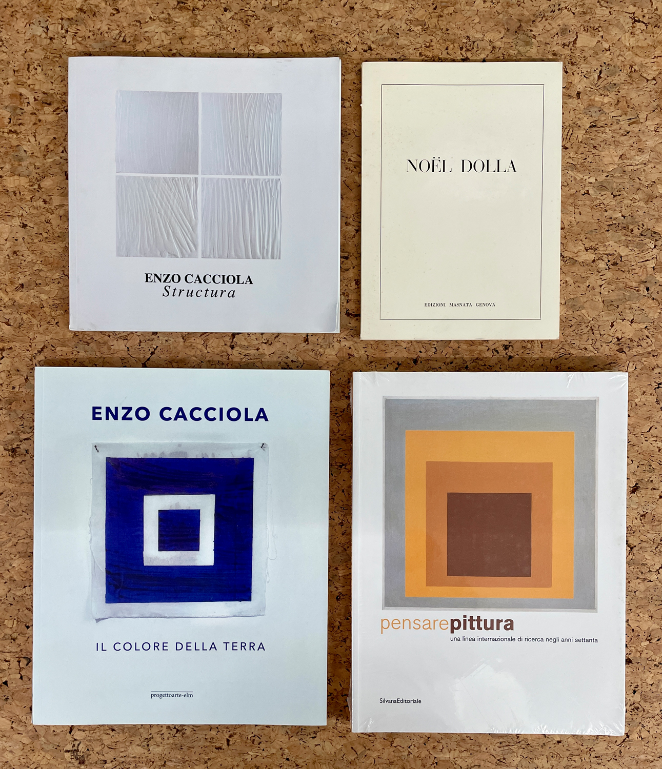 ENZO CACCIOLA E NOËL DOLLA - Lotto unico di 4 cataloghi