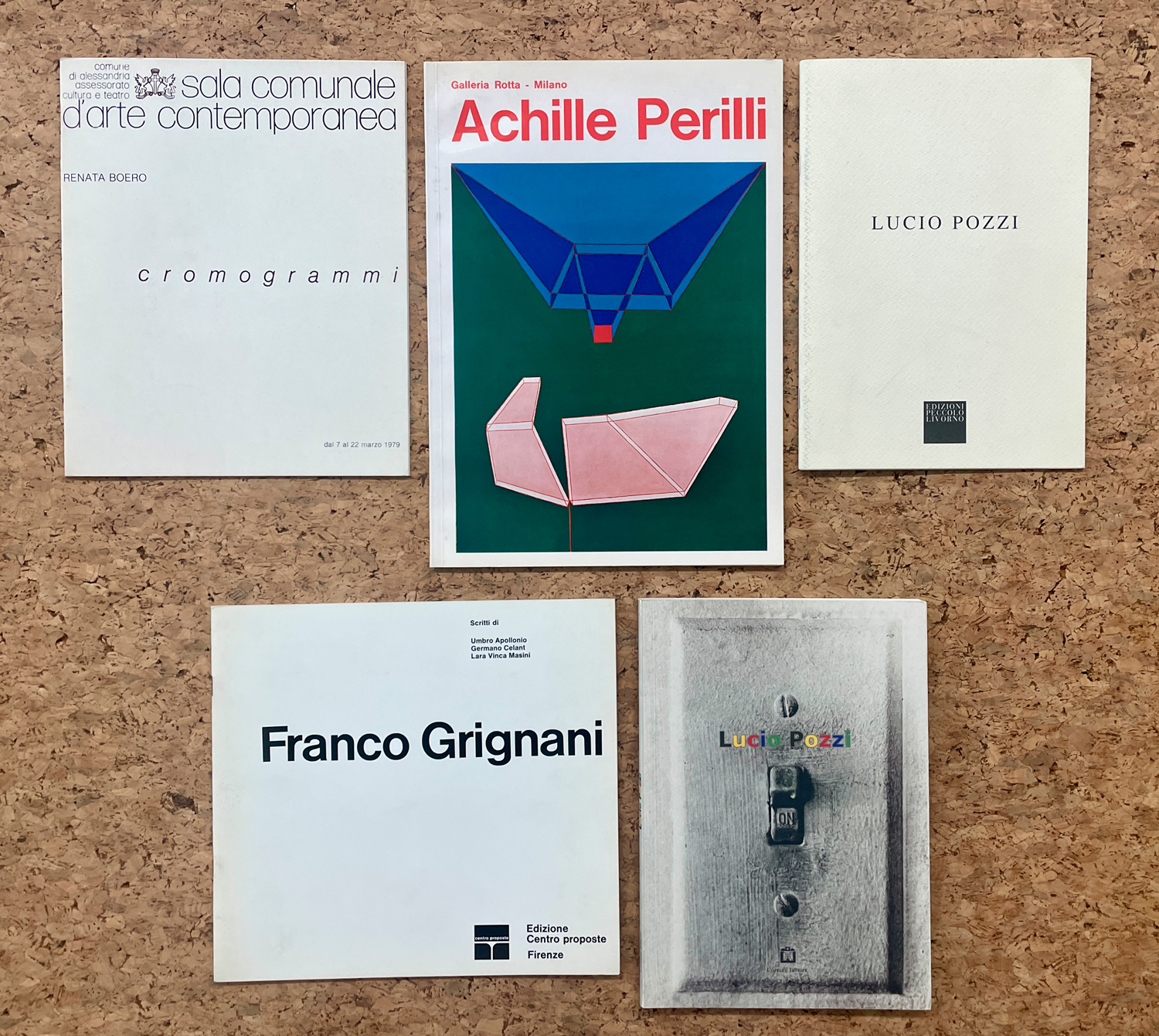 ARTE ITALIANA DEL DOPOGUERRA - Lotto unico di 5 cataloghi