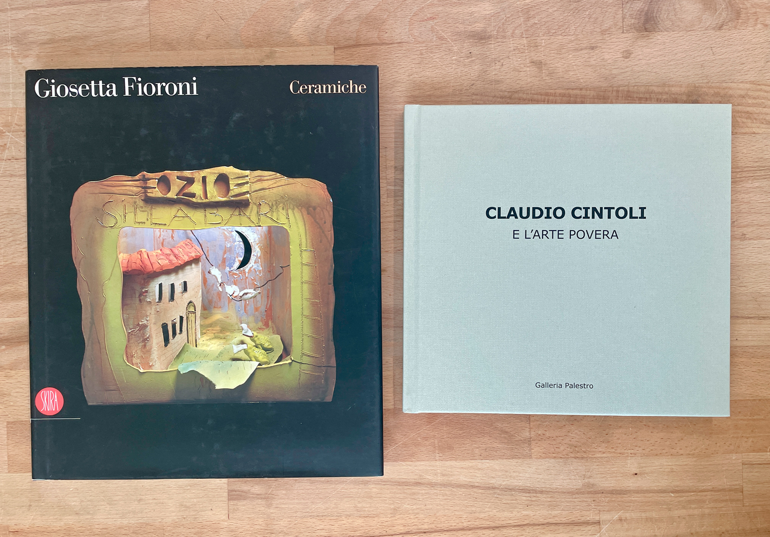 GIOSETTA FIORONI E CLAUDIO CINTOLI - Lotto unico di 2 cataloghi