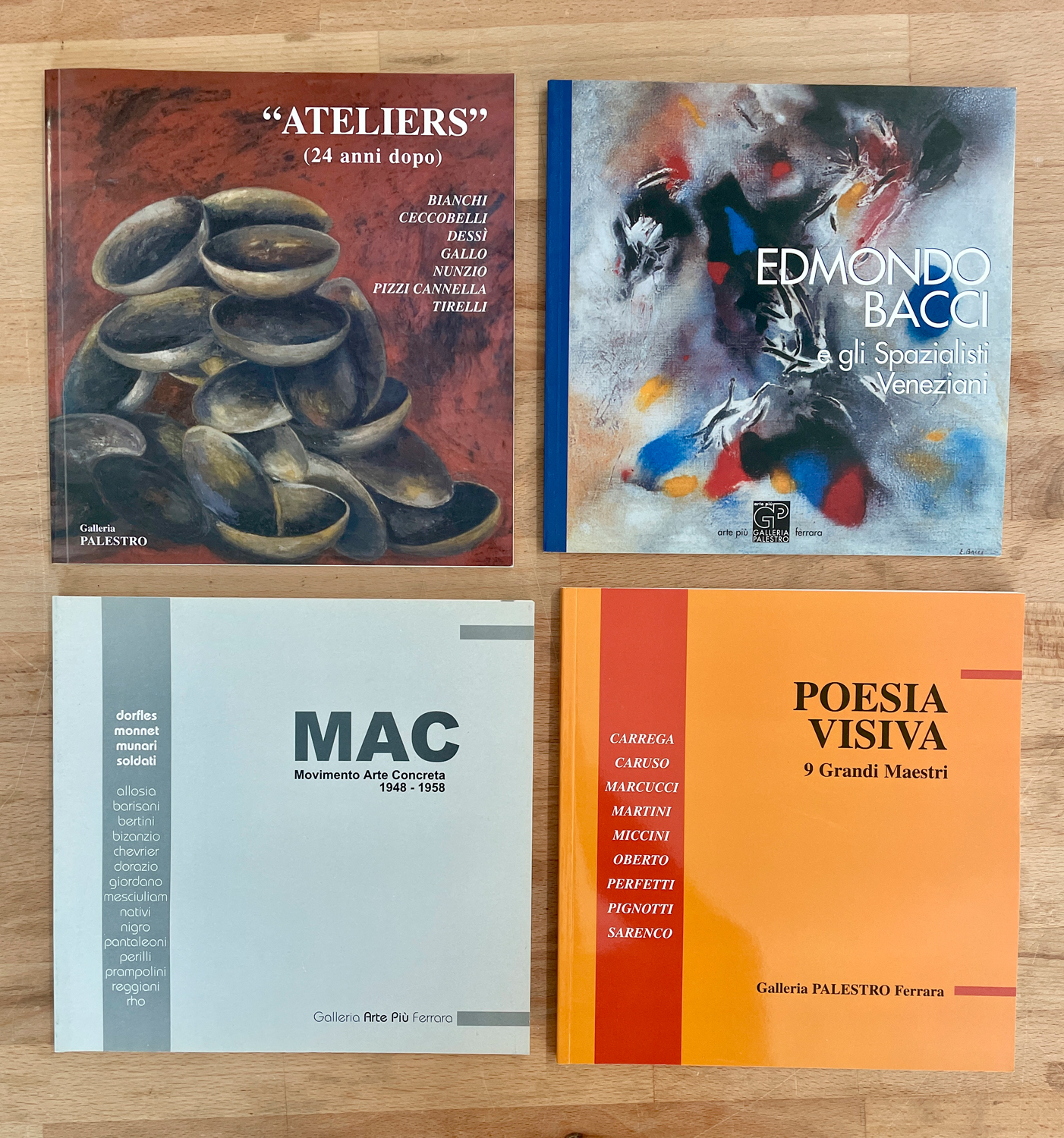 ARTE ITALIANA DEL DOPOGUERRA - Lotto unico di 4 cataloghi