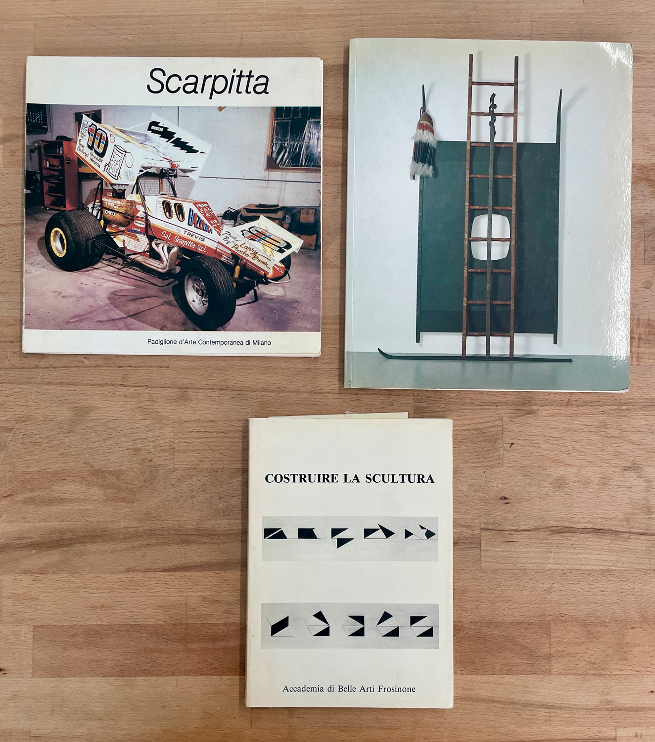 SALVATORE SCARPITTA E SCULTURA ITALIANA - Lotto unico di 3 cataloghi