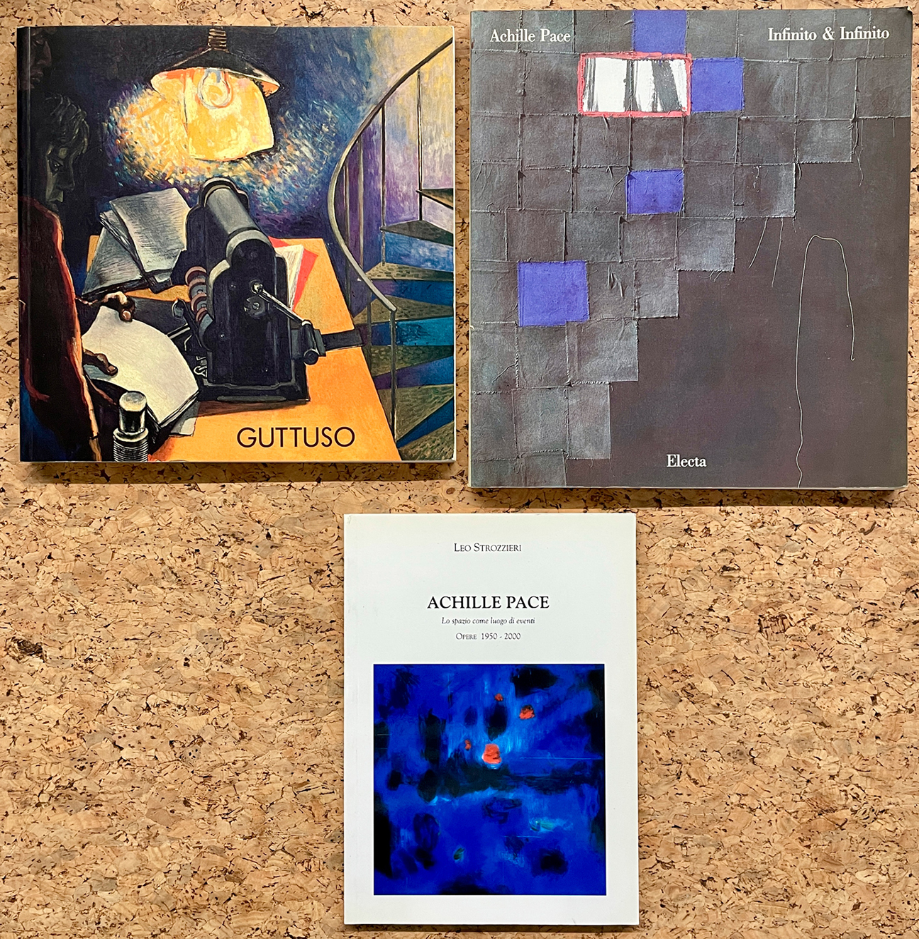 ACHILLE PACE E RENATO GUTTUSO - Lotto unico di 3 cataloghi