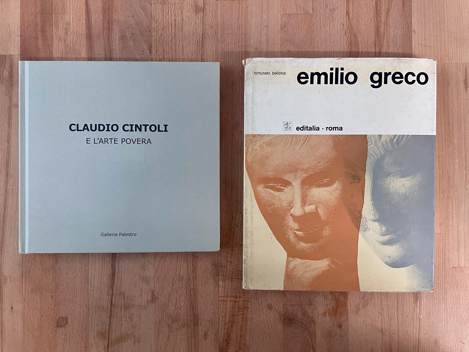 EMILIO GRECO E CLAUDIO CINTOLI - Lotto unico di 2 cataloghi