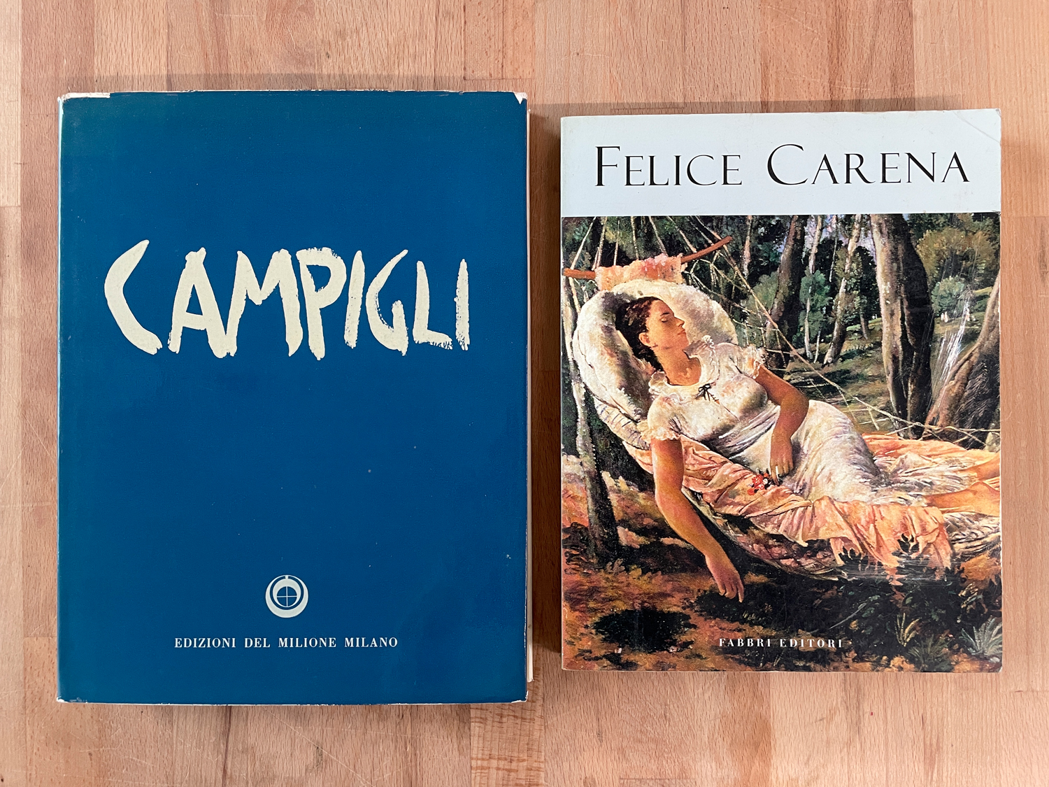 FELICE CARENA E MASSIMO CAMPIGLI - Lotto unico di 2 cataloghi