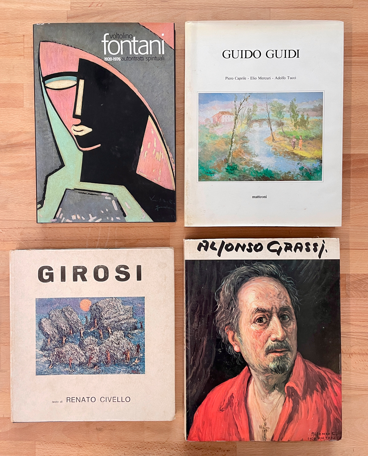 PITTURA FIGURATIVA ITALIANA DEL '900 - Lotto unico di 4 cataloghi: