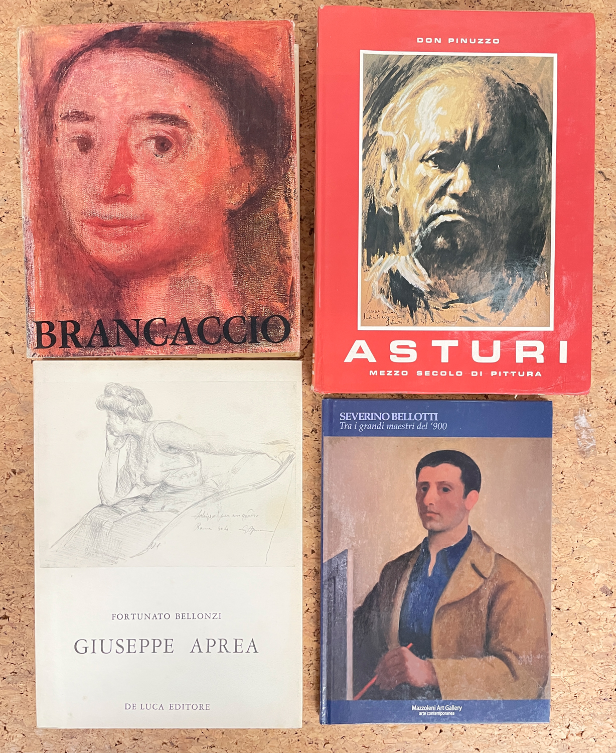 GIOVANNI BRANCACCIO, SEVERINO BELLOTTI, GIUSEPPE APREA E ASTURI - Lotto unico di 4 cataloghi